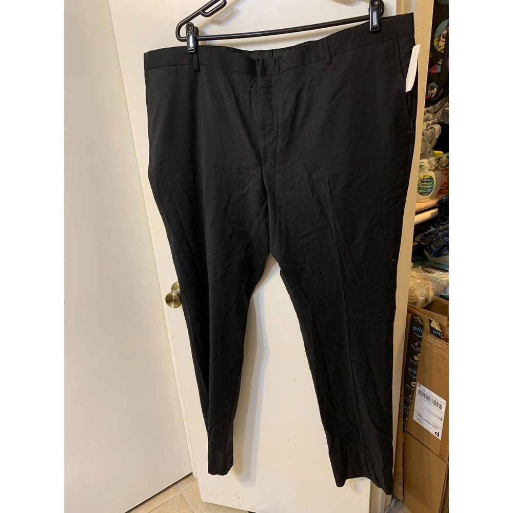 Nordstrom Black Men's Tech Smart Trim Fit  Dress Pants NWT size 46R